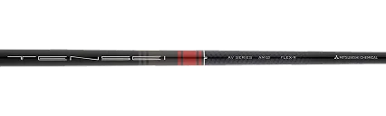 Black tensei golf shaft with red and black detailing.